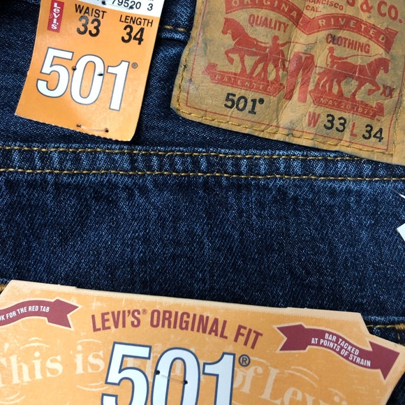 Levi's Other - Levi’s 501 jeans men’s w33 L34 straight button-fly